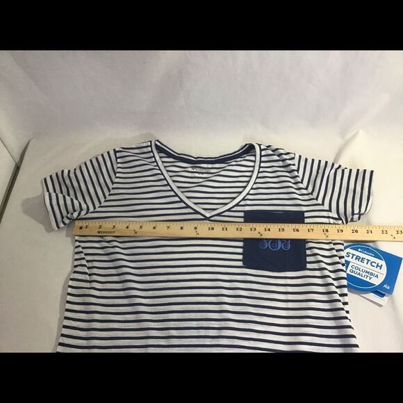 New Columbia PFG Monogram Tee, Short Sleeve White - Picture 7 of 8